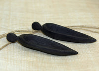 Pair of Small Black Palmwood 