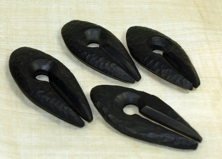 Black Palmwood Mamuli Pendant