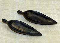 Pair of Small Black Palmwood