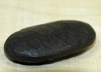 Medium Textured Black Palmwood Ovals; Lou Zeldis Collection