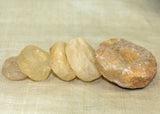 Set of Five Ancient Quartz Beads from Mali; Lou Zeldis Collection