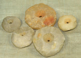 Set of Five Ancient Quartz Beads from Mali; Lou Zeldis Collection
