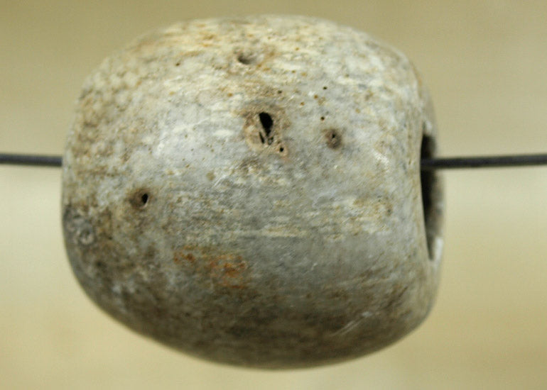 Large Indonesian Fossil Bead; Lou Zeldis Studio