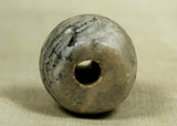 Ancient Greenish Stone Bead from Indonesia; Lou Zeldis Studio