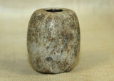 Large Ancient Greenish Fossil Bead from Indonesia; Lou Zeldis Studio
