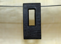 Black Palmwood Component-Pendant; Lou Zeldis Collection