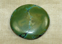 Vintage Chinese Turquoise Cabochon; Lou Zeldis Collection