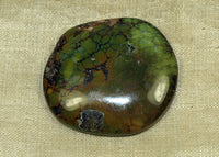 Vintage Chinese Turquoise Cabochon; Lou Zeldis Collection