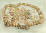 Ancient Quartz Disc Beads from Lou Zeldis Collection