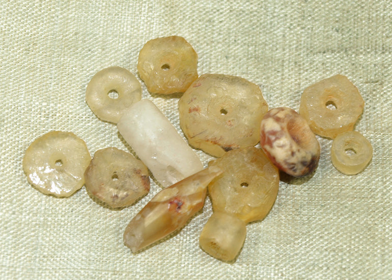 Ancient Stone Beads from Mali; Lou Zeldis Components