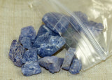 15 grams of Rough, Raw Tanzanite Crystals; Lou Zeldis