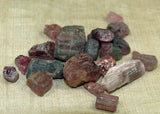 20 grams of Rough, Raw Pink Tourmaline Crystals; Lou Zeldis Component Collection