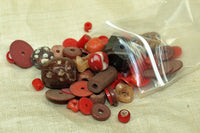 Bag Of Red & Brown Trade Beads