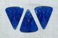 Vintage Cab: Art Deco Royal Blue Triangle