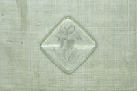 Vintage Cab: Etched Glass Cab with Flower