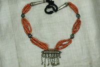 Yemen Coral & Silver Necklace