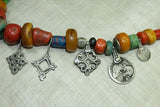 Antique Berber Necklace Of Mixed Beads and Pendants