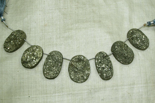 Rough Pyrite Pendant Beads