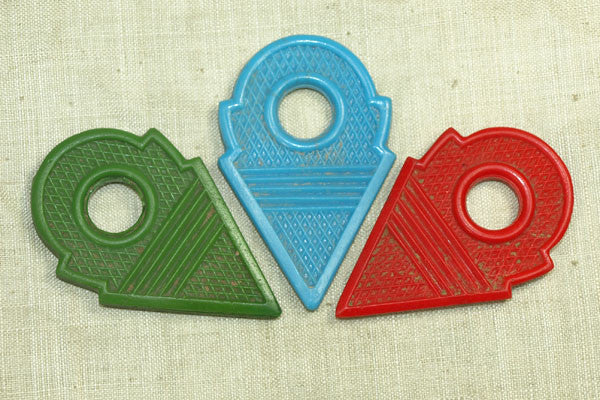 Set of Tuareg Glass "Keys"