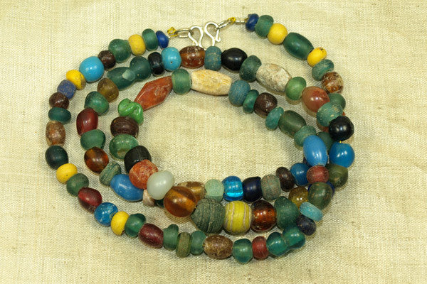 Ancient Chinese Multi-Color Glass Beads