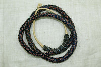 Black with Red & White Striped Eja Mixed Strand
