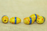 Set of five antique Venetian crumble Beads