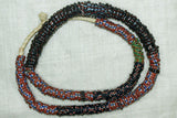 Hefty Strand of Large Eja/Aja Beads from Nigeria