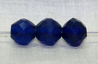 Bohemia Faceted Cobalt Bead