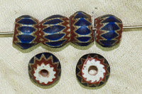 Four Layer Chevron Glass Beads