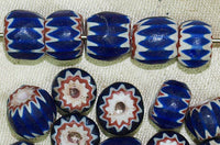 Four Layer Venetian Chevron Beads