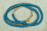 Light Blue Glass Snake Beads