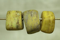 Old Yellow Hebron Beads, small