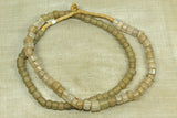 Strand of Venetian Gooseberry Glass Beads