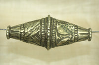 Large Antique Afghan Silver Bead