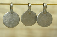 Coin Silver Disc Dangle, Afghanistan