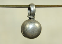 Coin Silver Bauble Bell from Afghanistan