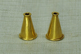 18 Kt Gold Cones from India