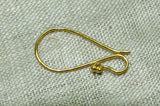 New 18 Karat Gold Ear Wires, India