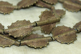 Flat Traditional Shape Lost Wax Brass Beads