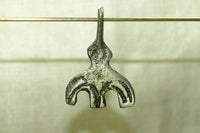 Silver-Color Bird Foot Pendant
