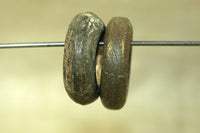 Pair of Bronze Hair Rings from Ethiopia