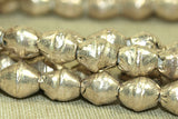 New Silver Color 6mm Bicones from Ethiopia