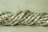 German Silver Tapered Cylinder Beads from Ethiopia