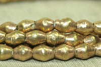 New 4.5 x 5mm Ethiopian Brass Bicones