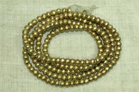 4.5mm New Brass Beads from Ethiopia