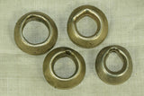 Set of 4 Brass Ethiopian Wedding Rings