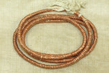 4mm Copper Ethiopian Heishi, New