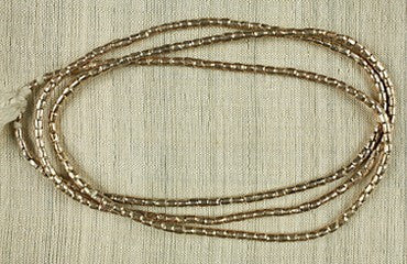 Ethiopian-Made Silver Cylinder beads, New