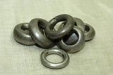 Seven Antique Ethiopian solid Silver Hair ring