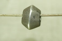 Thick Antique Ethiopian Silver Hair Bead